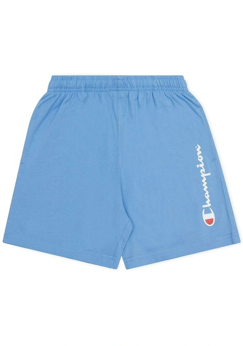 Champion Junior Script Jersey Shorts <BR> KX8VN