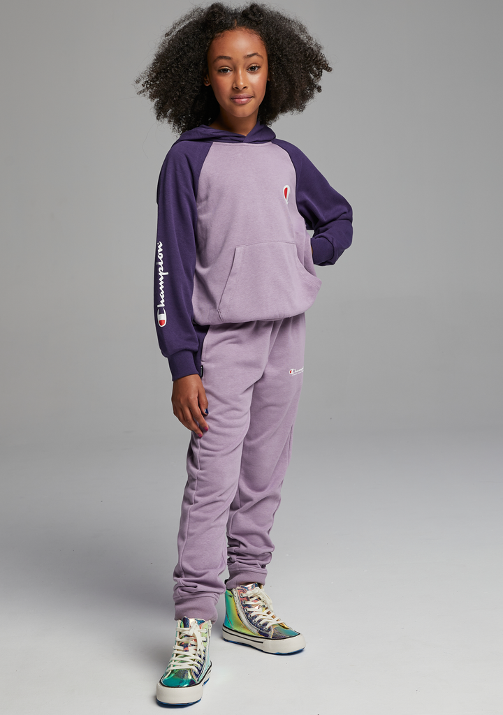 Champion Junior Lightweight Terry Colour Block Hoodie
