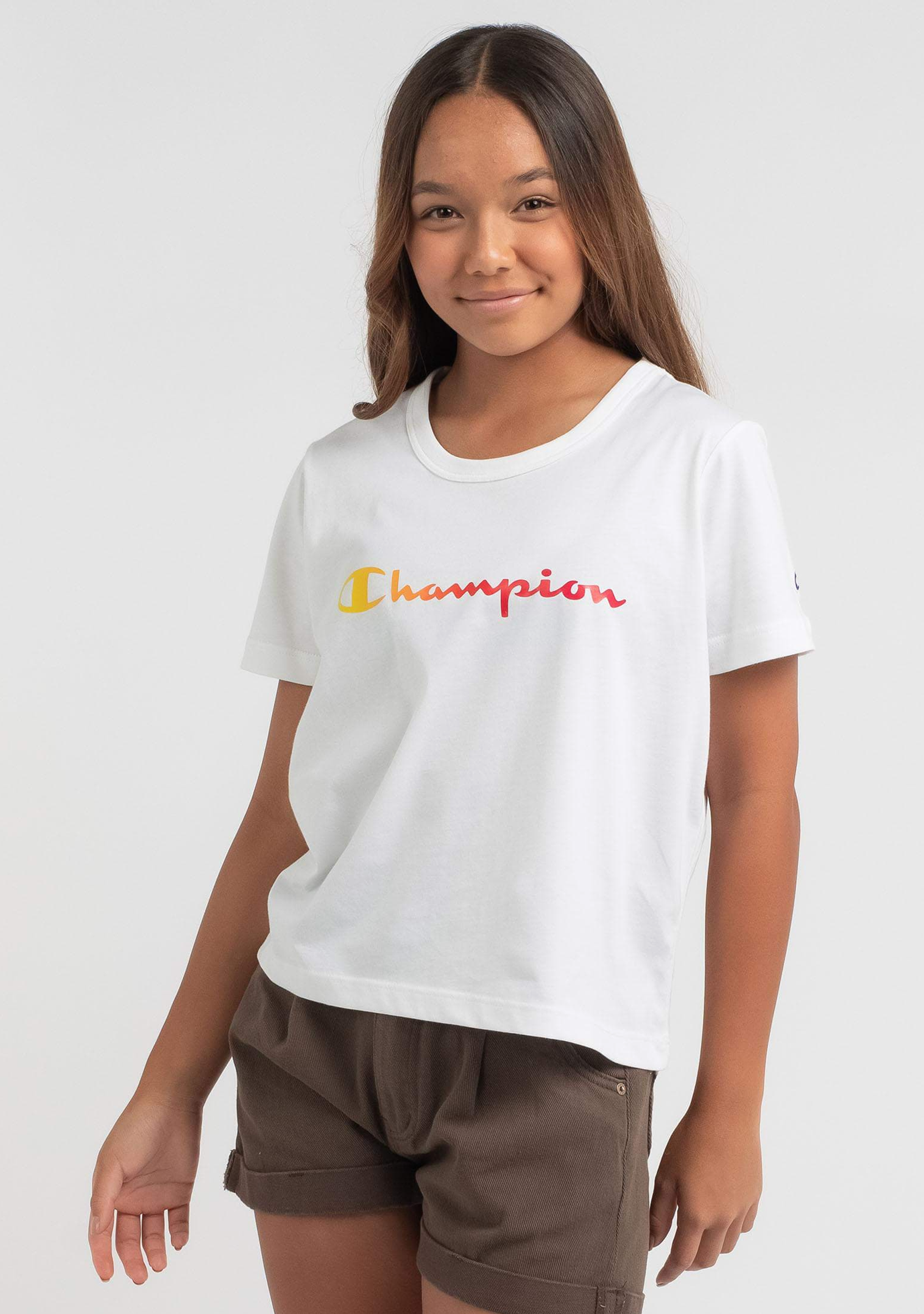 Champion Junior Ombre Script Boxy Tee