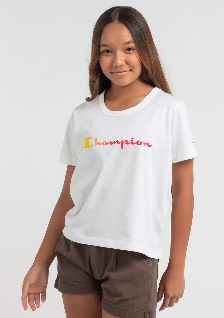 Champion Junior Ombre Script Boxy Tee