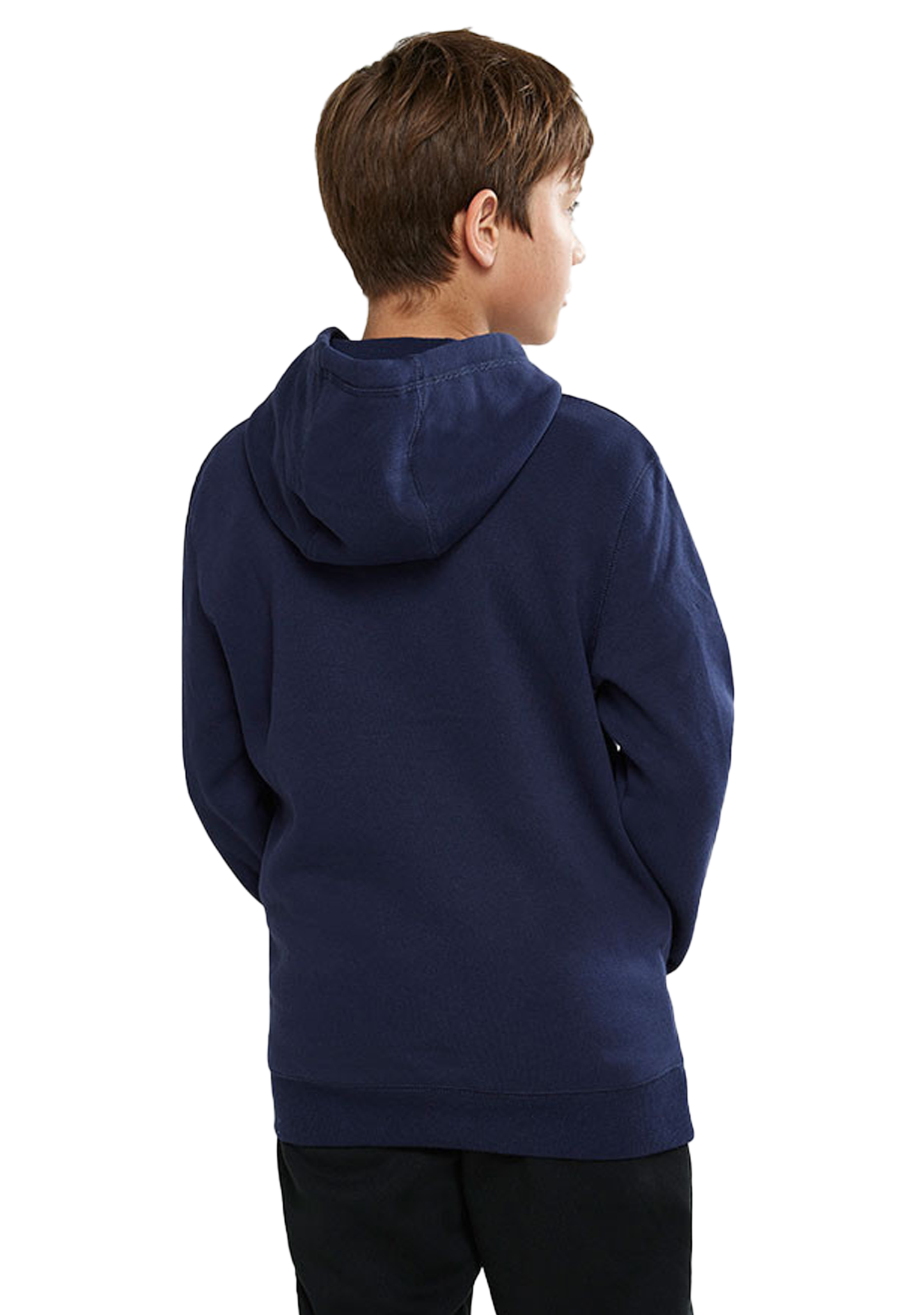 Champion Junior Script Hoodie Navy