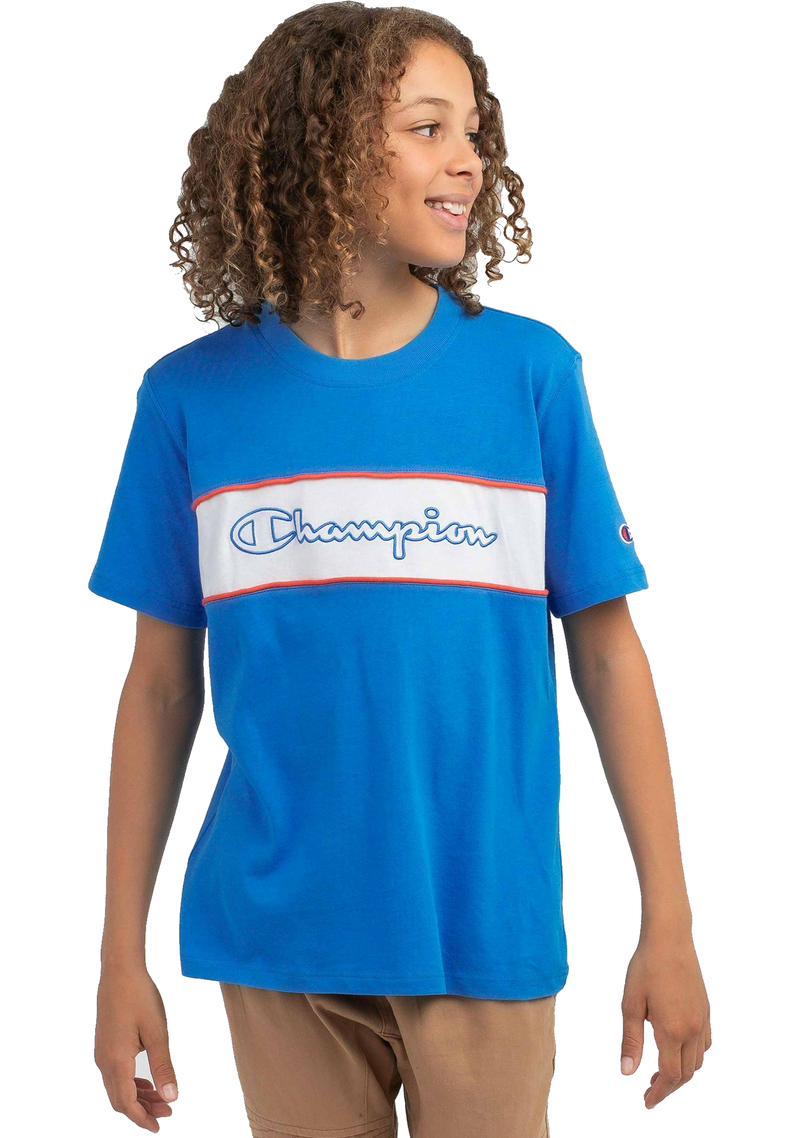 Blue champion deals shirt kids