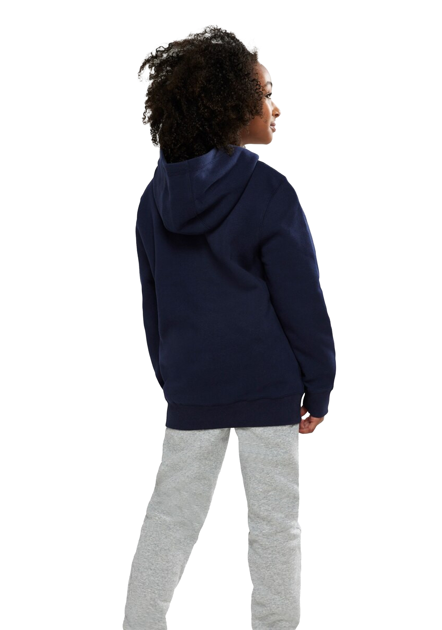 Champion Junior Script Hoodie Navy