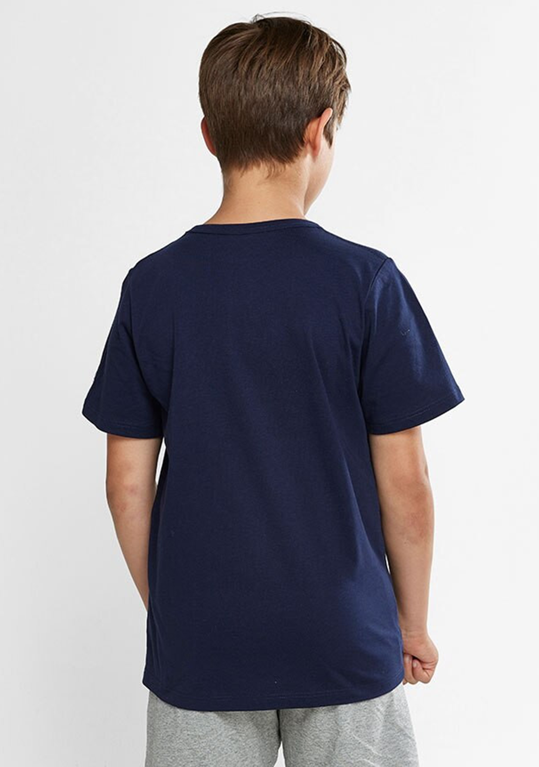 Champion Kids’ Script Short Sleeve Navy Tee