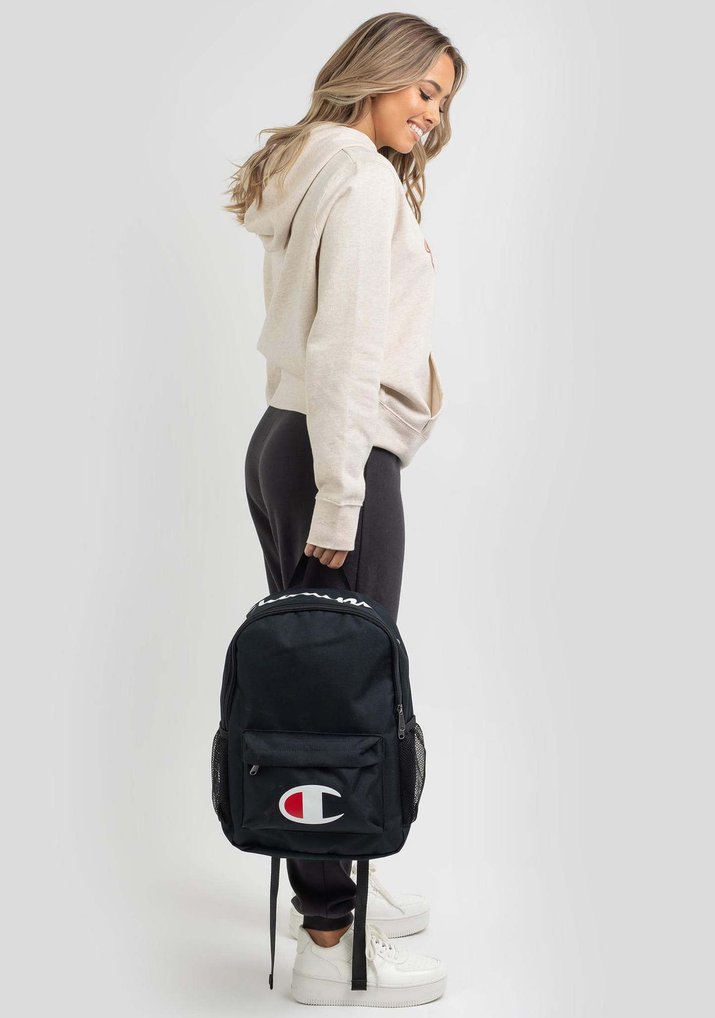 Champion Medium Graphic Backpack Black