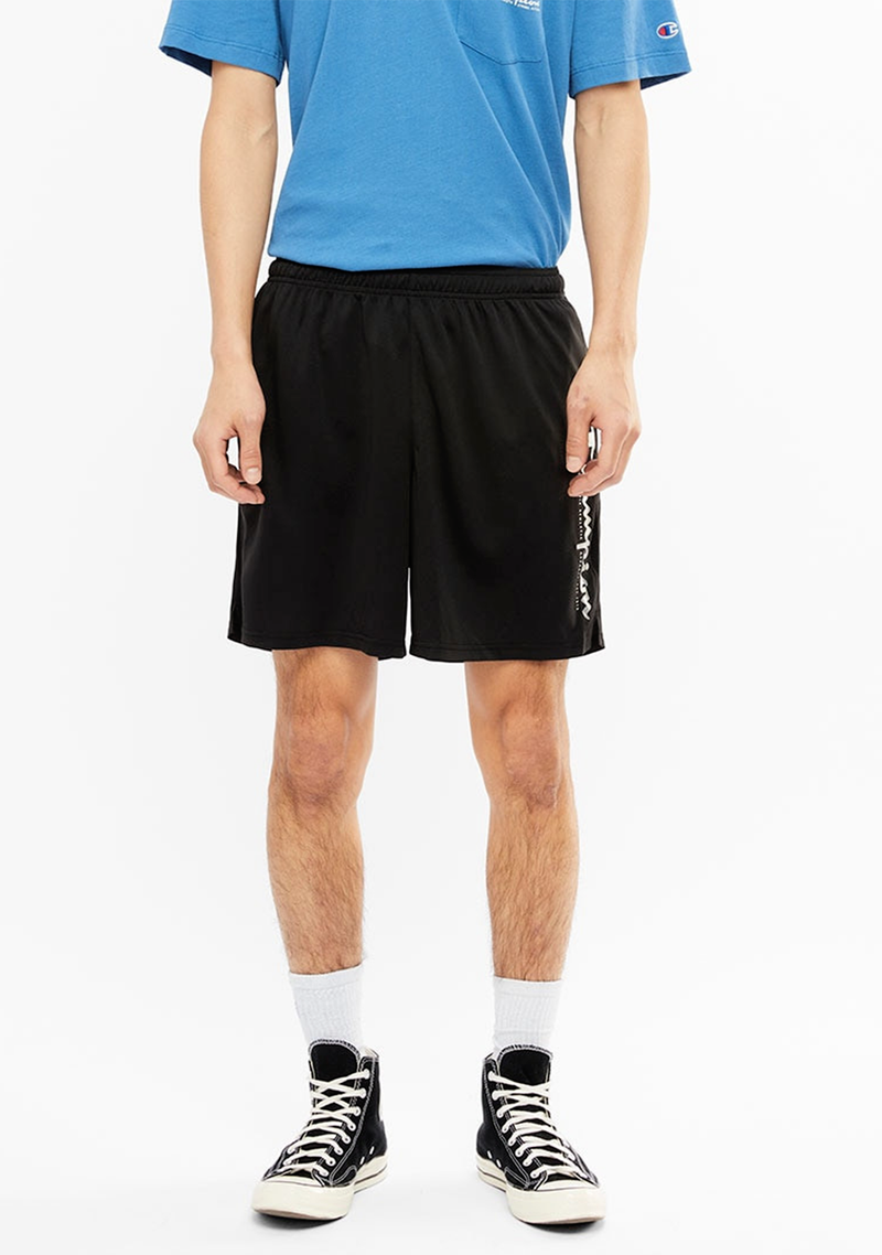 Champion Script Core Training Shorts Mens AX8KN BLK