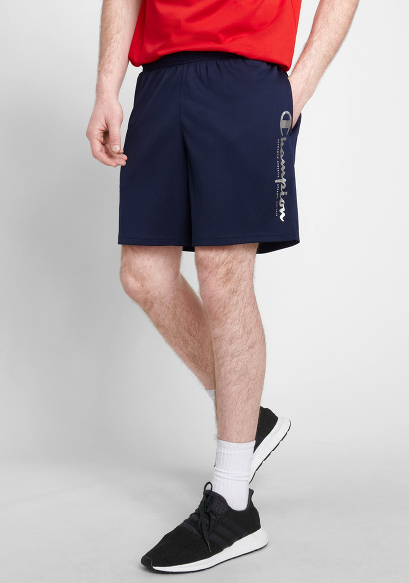 Champion Mens Script Core Training 7 Inch Short <br> AX8KN NAV