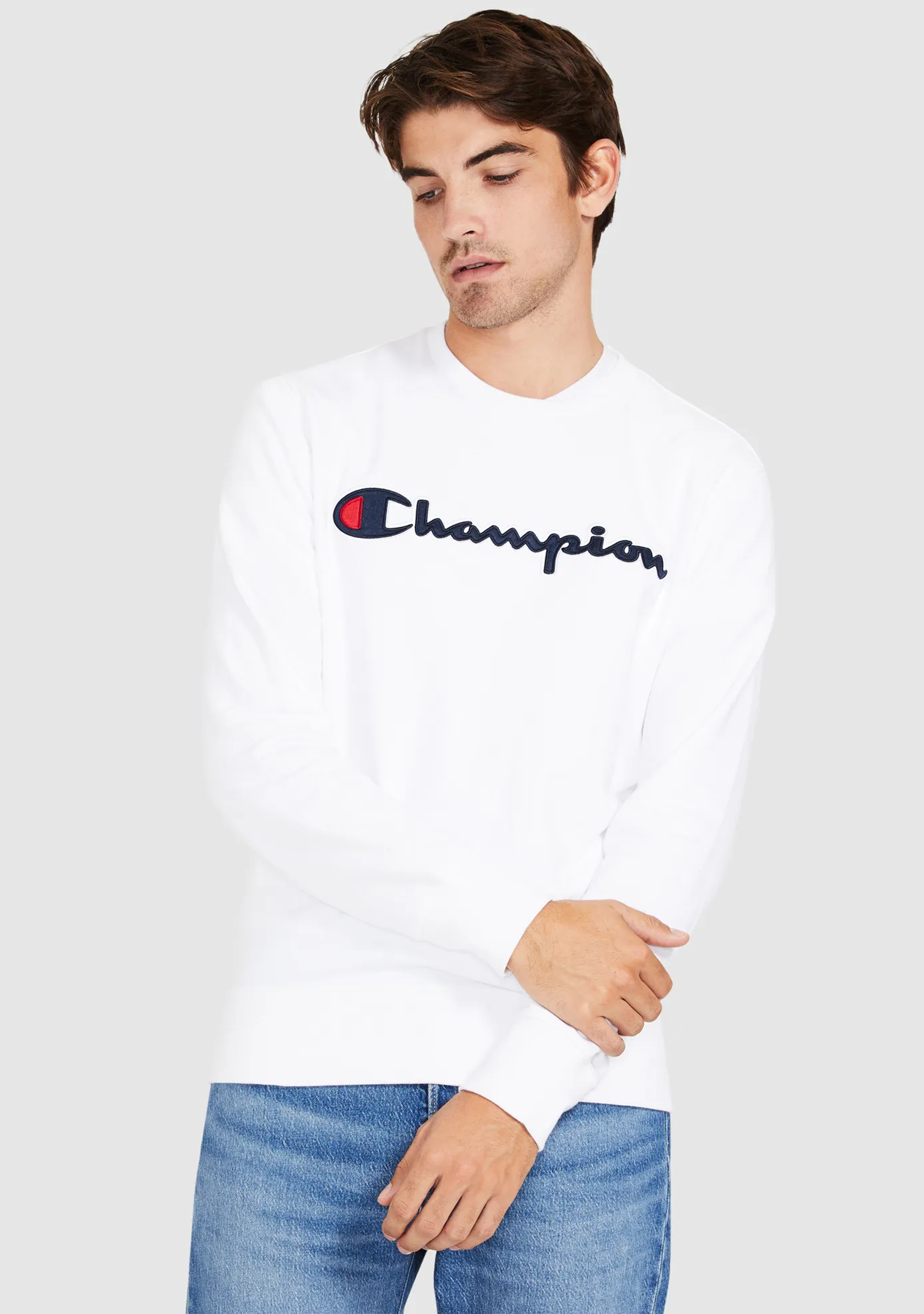 Champion Mens EU Script Crew