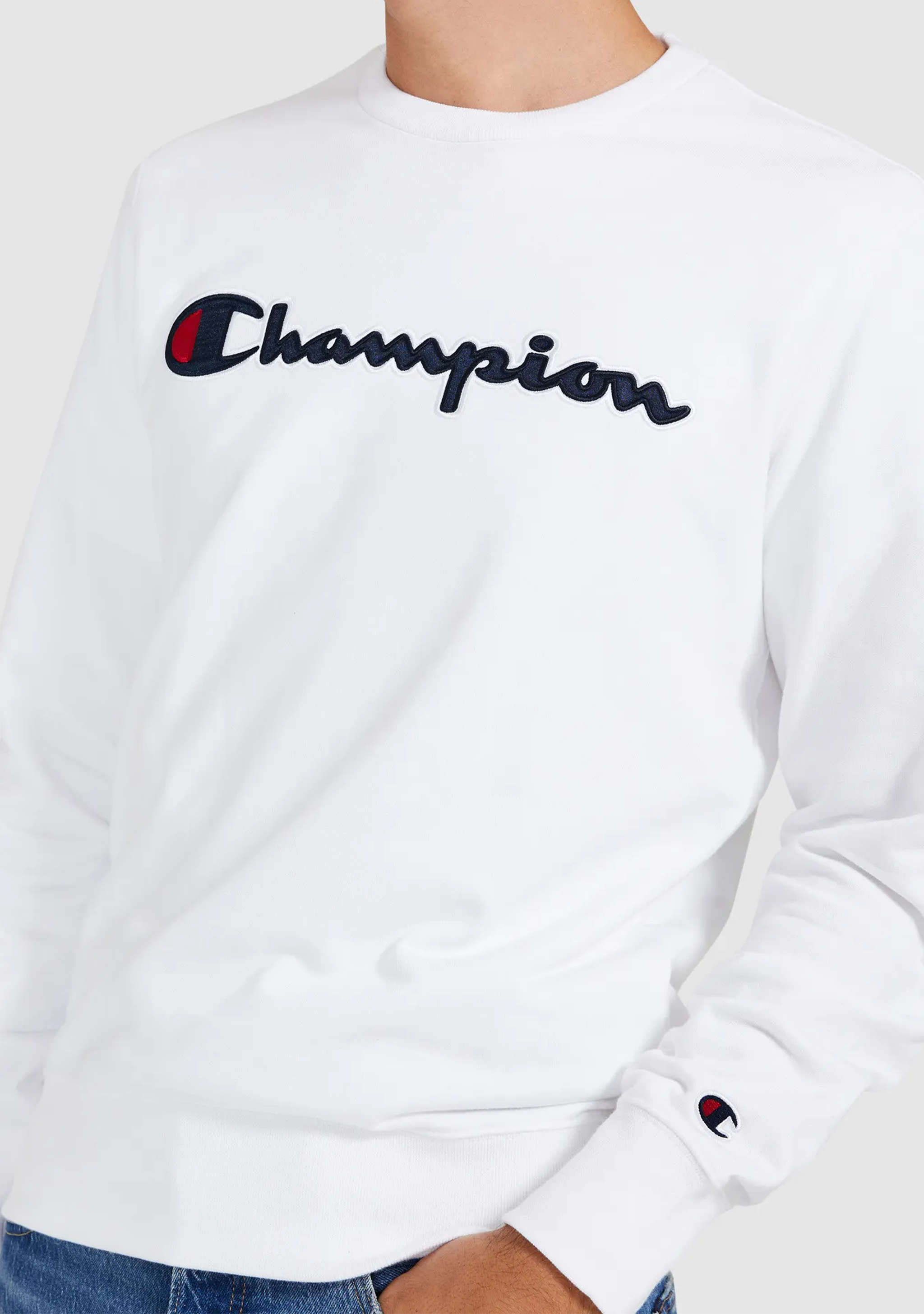 Champion Mens EU Script Crew
