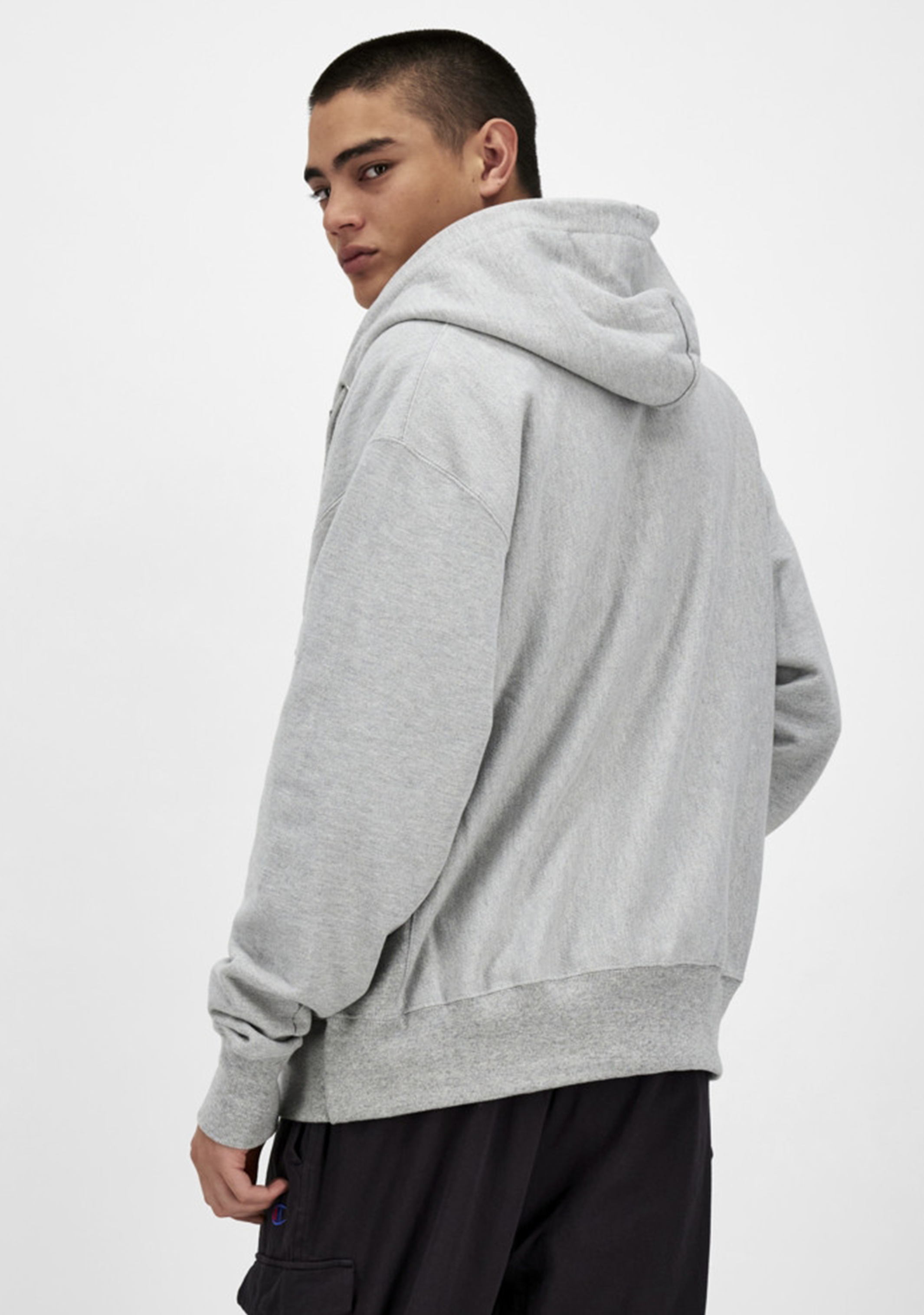 Half zip 2025 hoodie champion