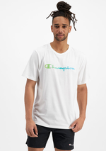 Champion Mens Ombre Script Tee <br> AVPPN WIT