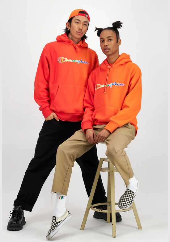 Champion Mens Pride Hoodie AW8AN FX2 Jim Kidd Sports