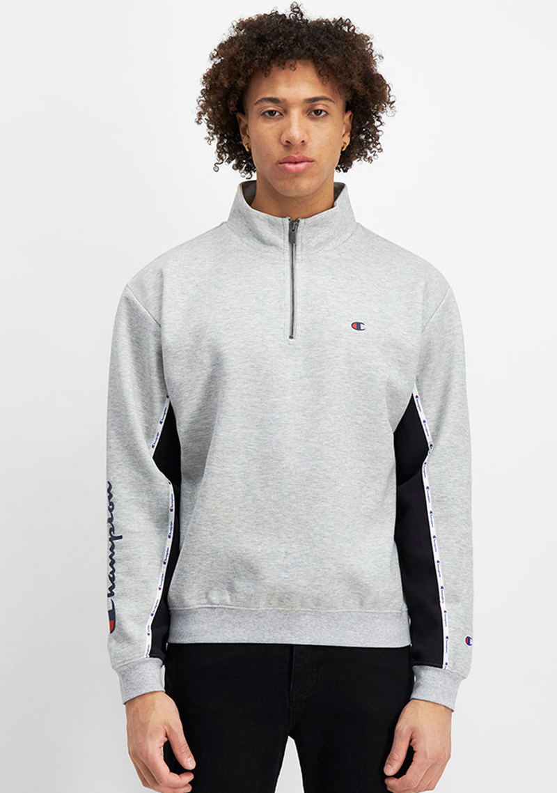 Champion Mens Rochester Athletic Quarter Zip <BR> AW8PN A4D