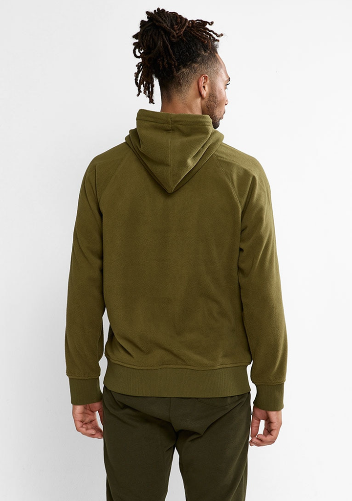 Champion Mens Rochester Polar Hoodie Khaki