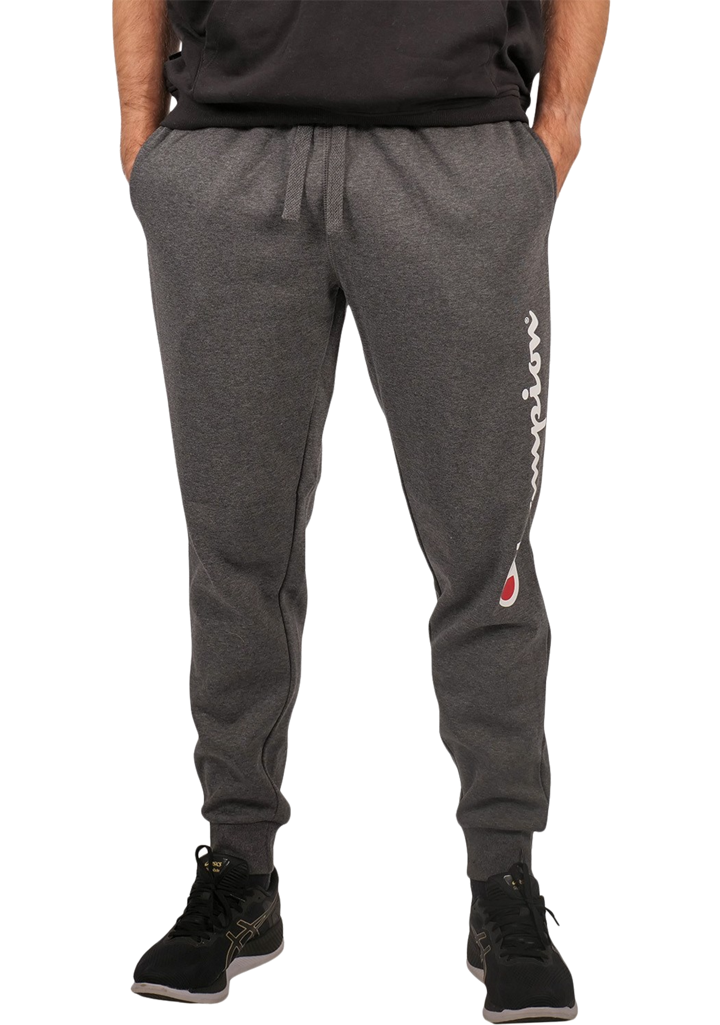Champion Mens Script Cuff Pant Granite Heather <br> A1882H A7B
