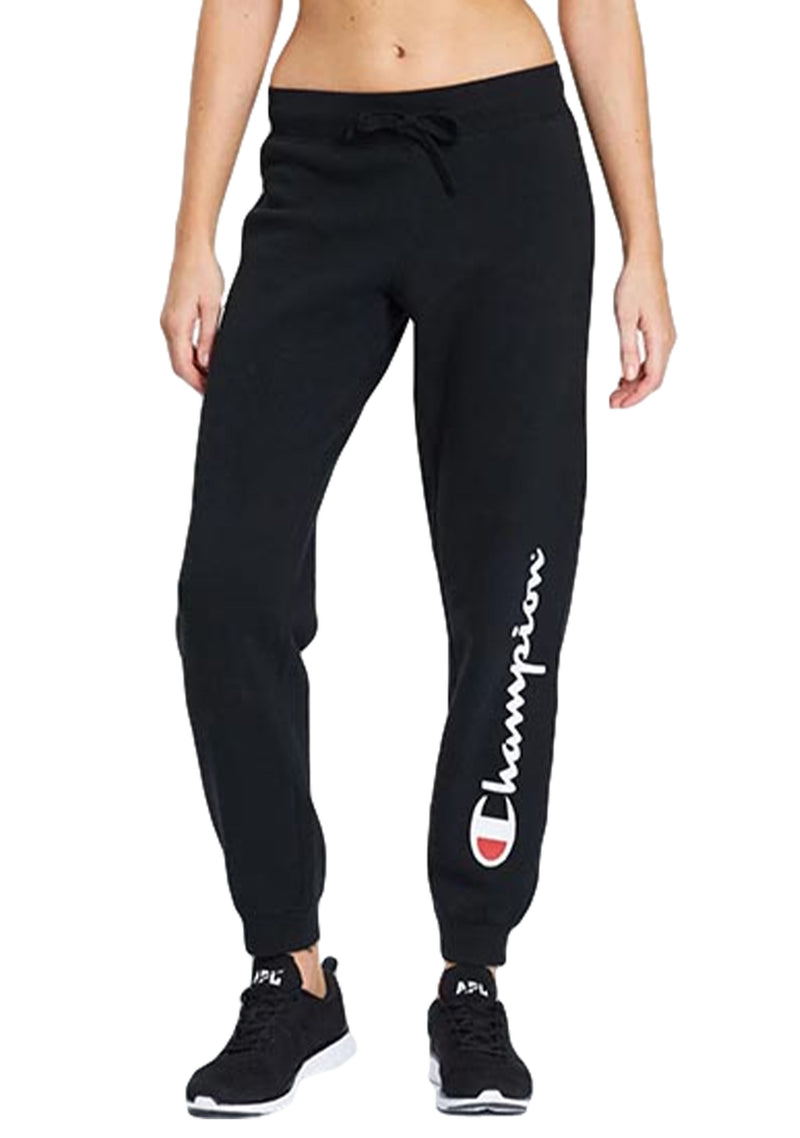 Champion Script Cuff Pant Womens Black <br> CWFVN BLK