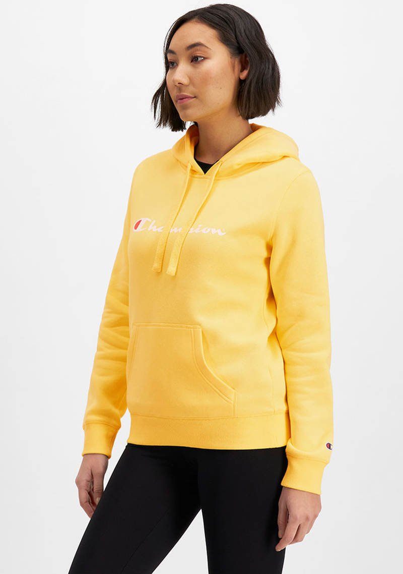 Women's champion script hoodie sale