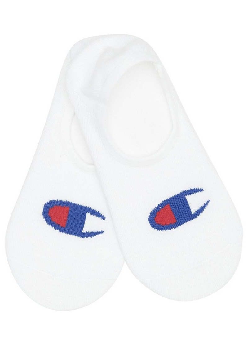 Champion C Logo Sneaker Socks 2 Pack <br> SXT8N BLK/WIT