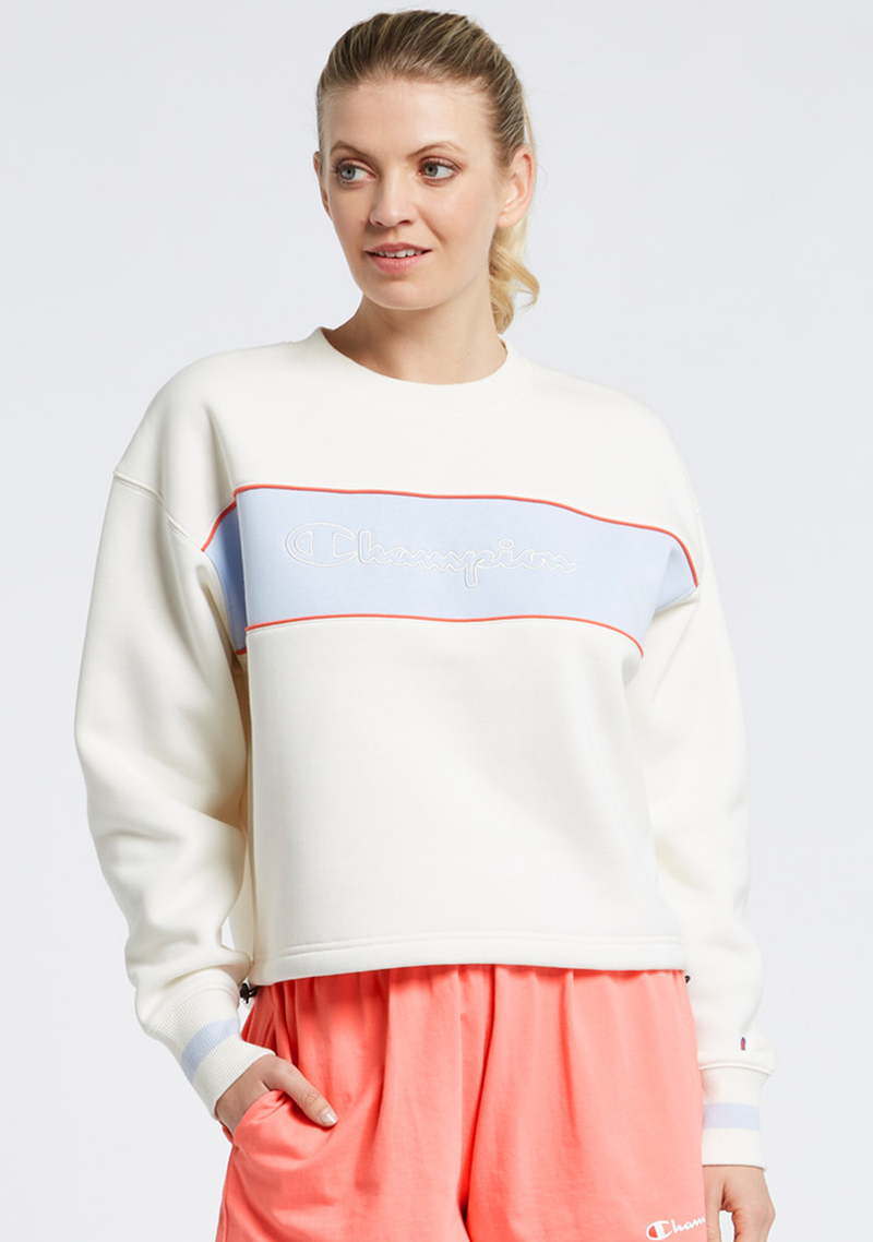 Champion Womens Roch City Crew <BR> CTCUN MASCARPONE