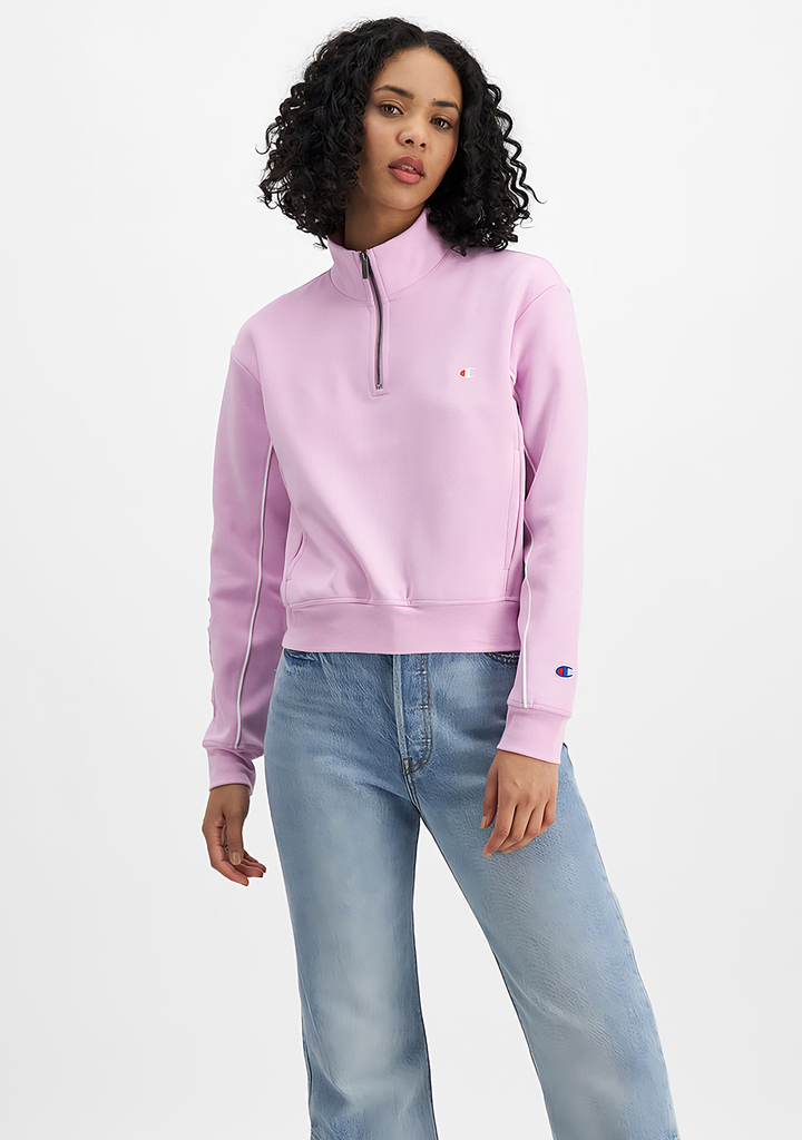 Champion Womens Rochester Athletic Quarter Zip Crew
