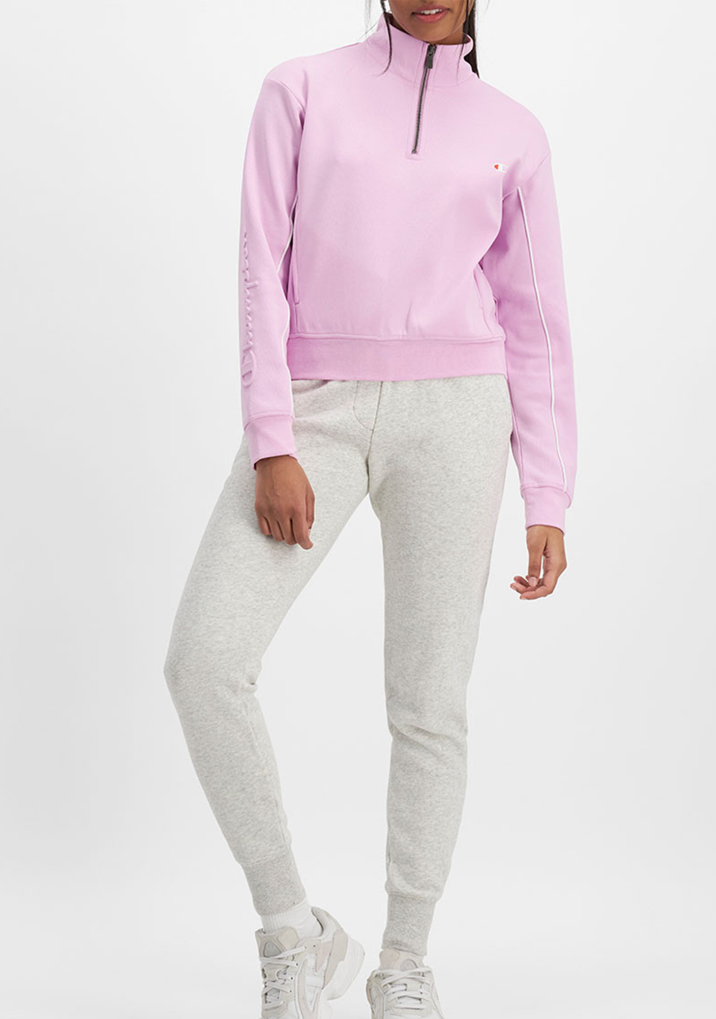 Champion Womens Rochester Athletic Quarter Zip Crew