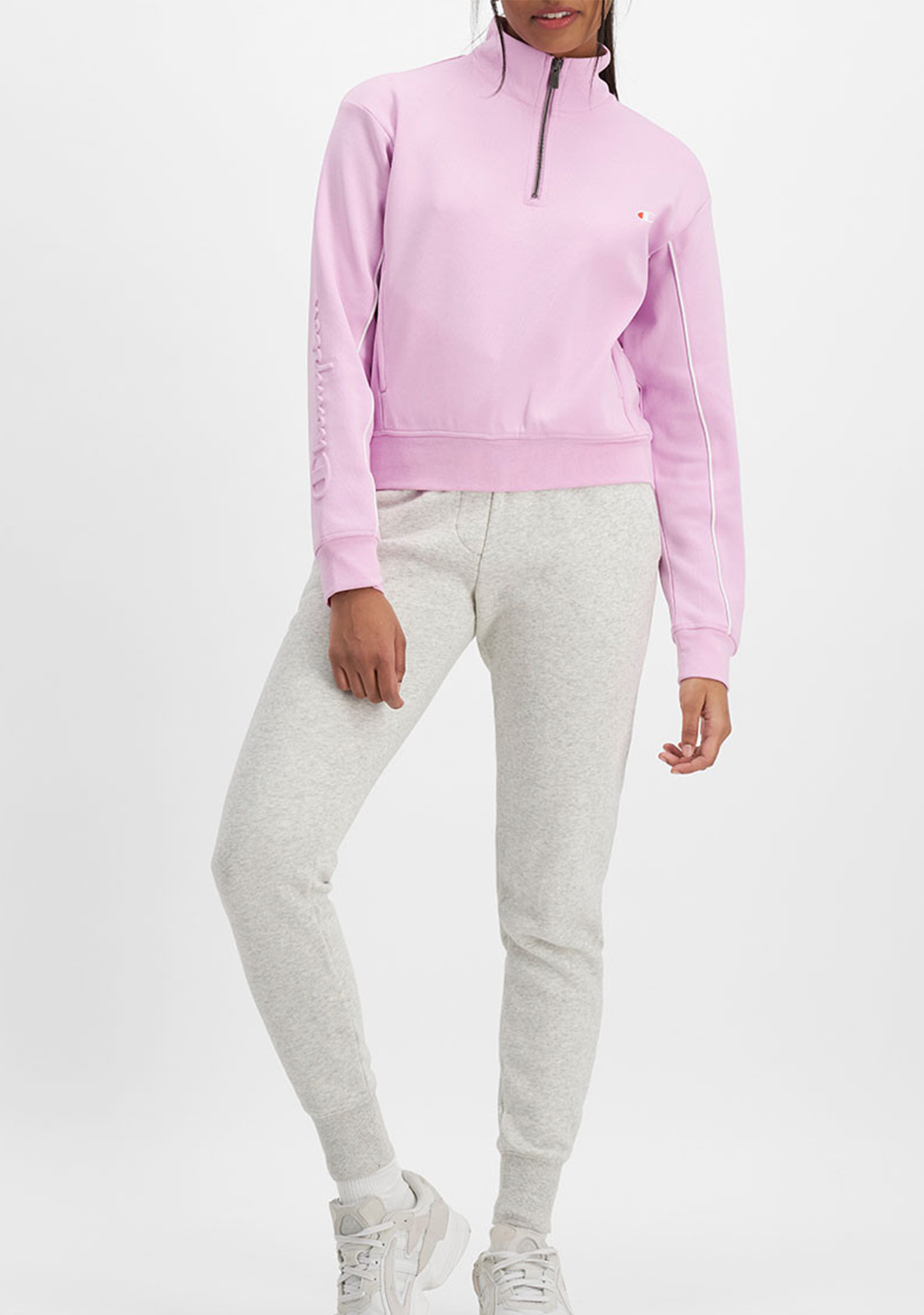 Champion Womens Rochester Athletic Quarter Zip Crew
