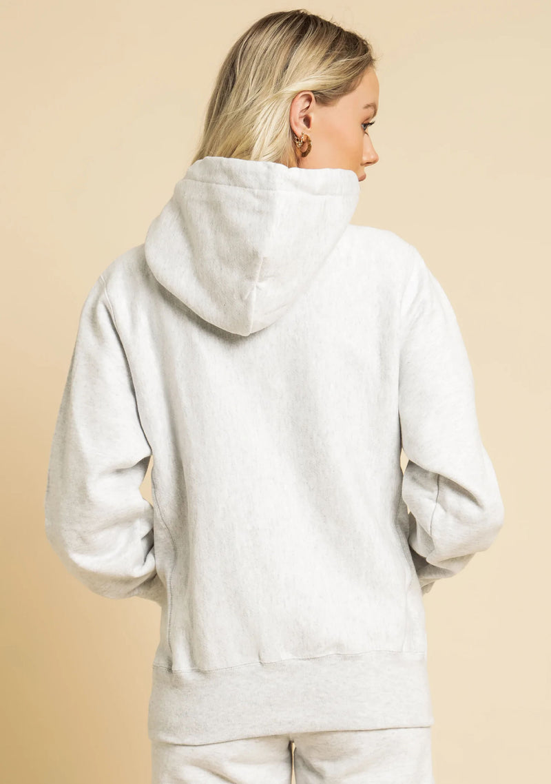 Champion Womens Small C Logo Boyfriend Fit Hoodie <br> CTH6A1 429