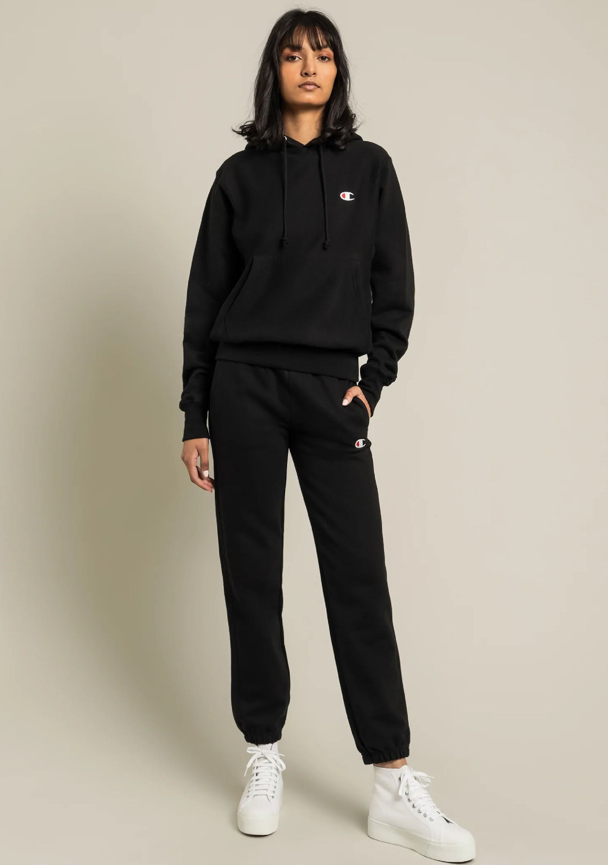 Champion Womens Small C Logo Boyfriend Fit  Hoodie