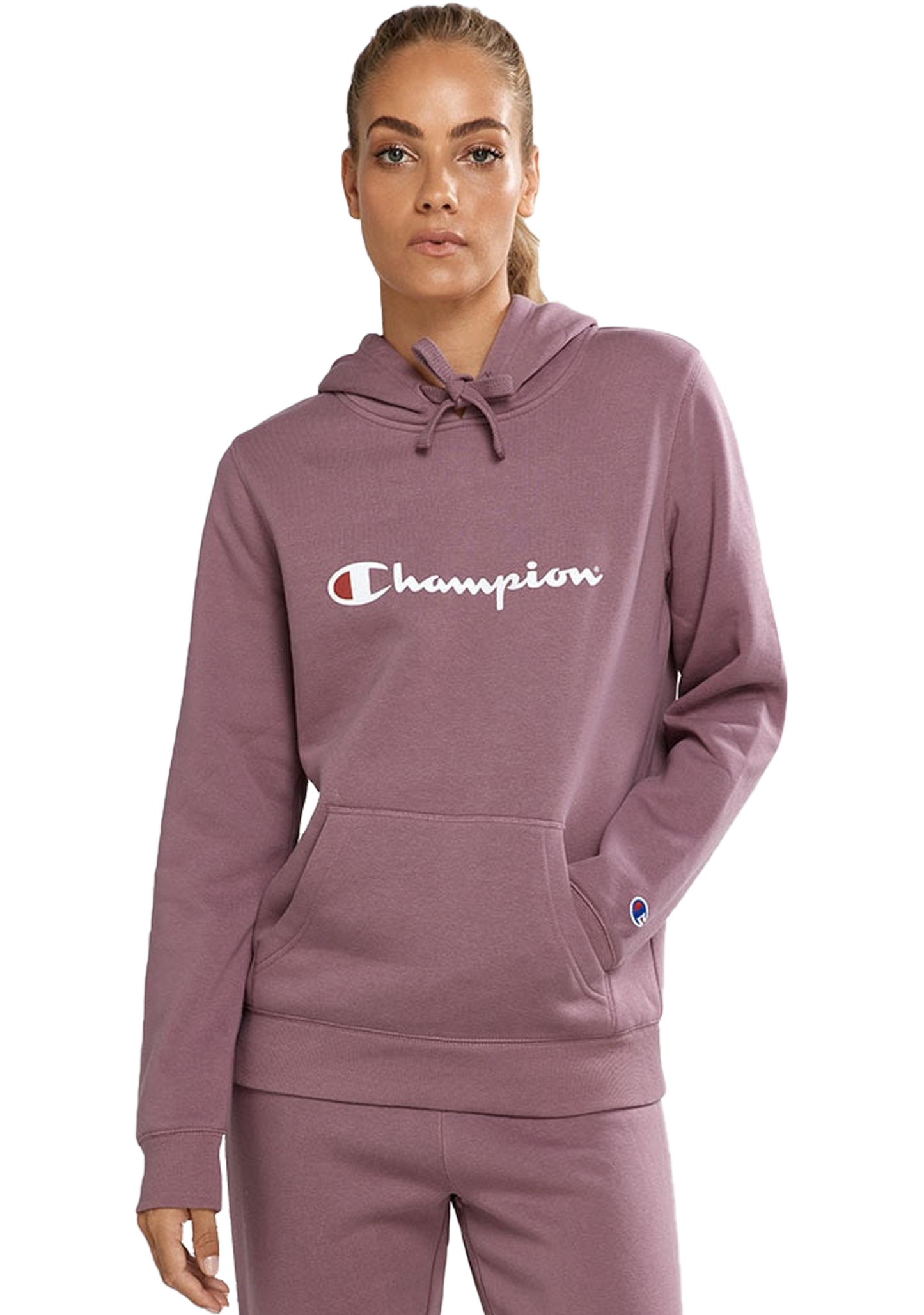 Champion Women’s Script Hoodie Lilac