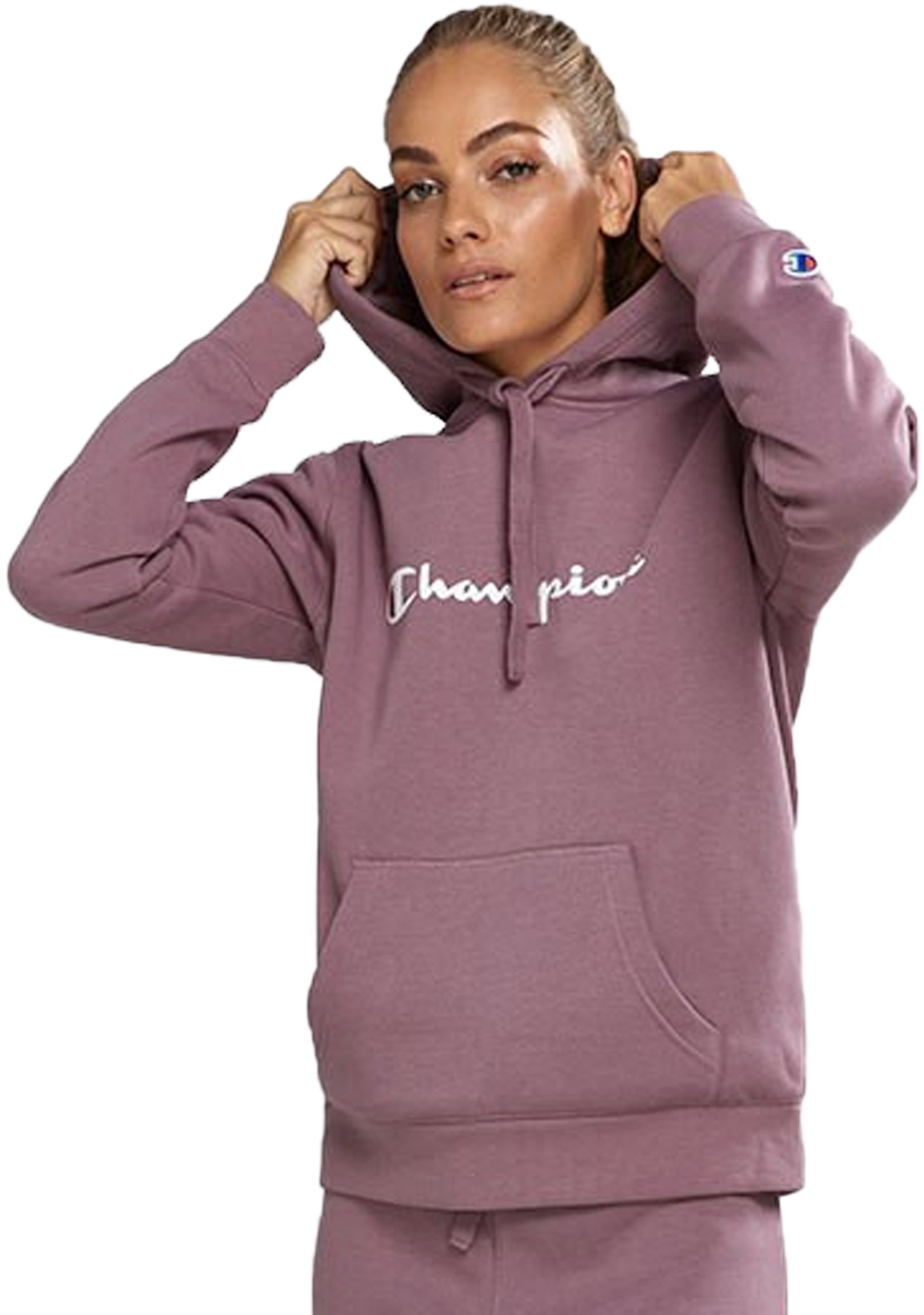 Champion Women’s Script Hoodie Lilac