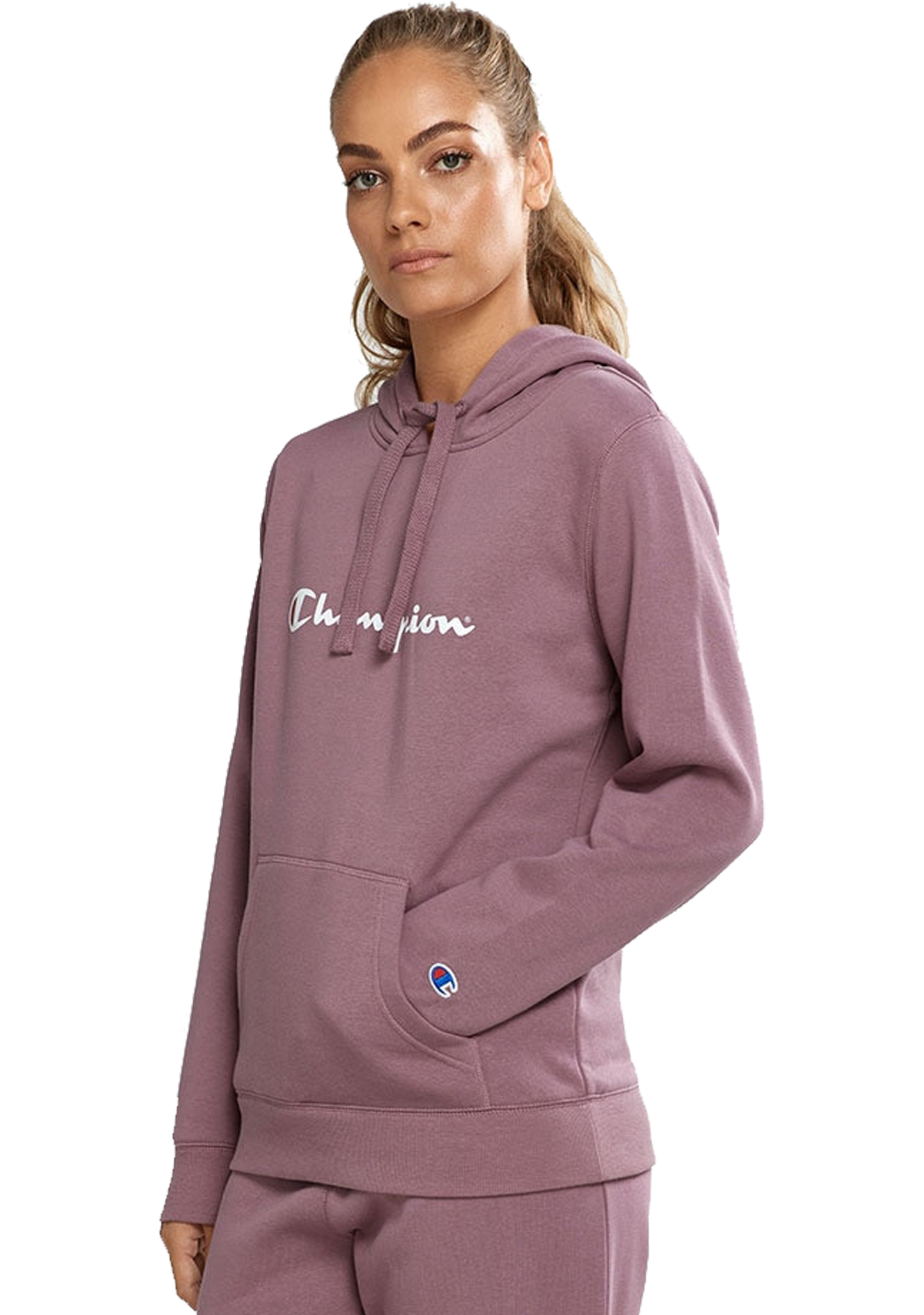 Champion Women’s Script Hoodie Lilac