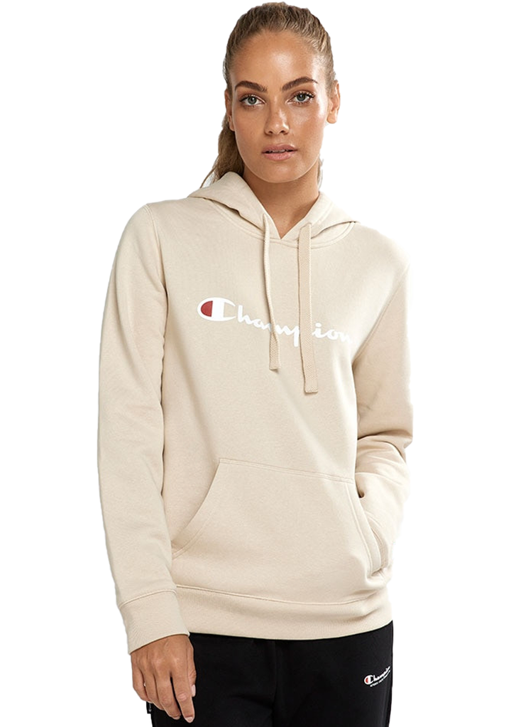 Champion Women’s Script Hoodie Cream