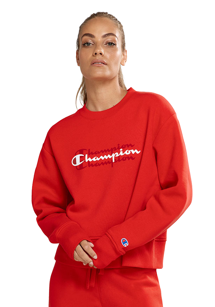 Champion Women’s Sporty Graphic Crop Crew