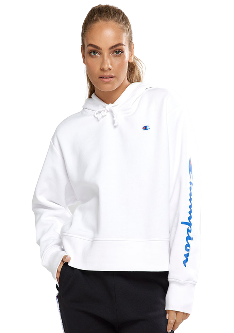 Champion womens white hoodie discount