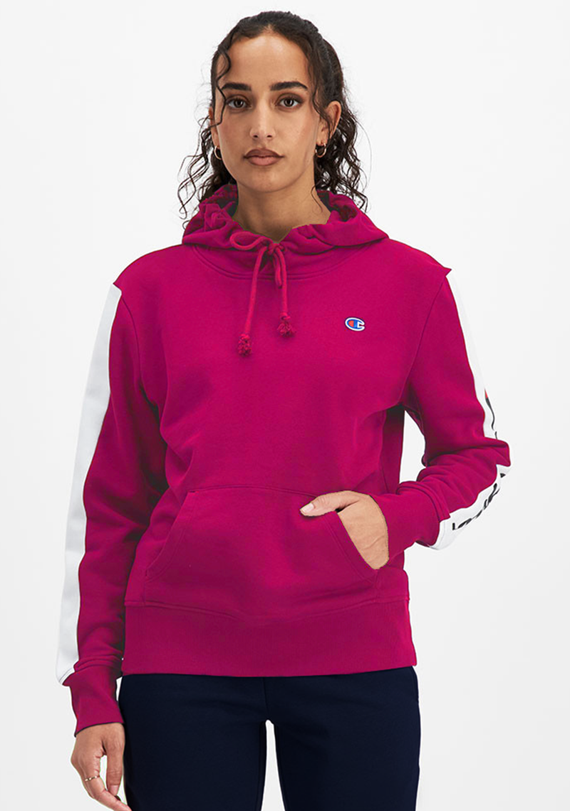 Champion Womens Sporty Panel Hoodie <br> CUN8N XLH