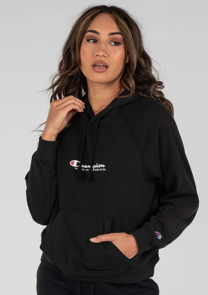 Champion Womens French Terry Script Hoodie