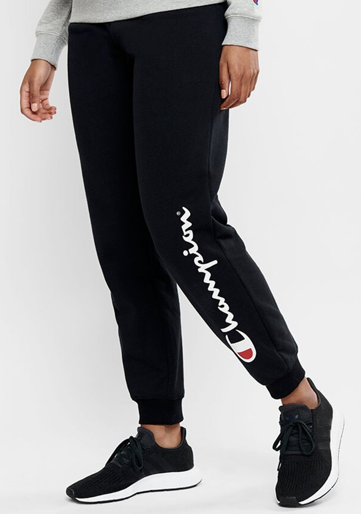 Champion Women's Script Cuff Pants Black