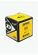 Dunlop Pro Squash Ball (Double Yellow Dot) <BR> DWDQ03731A