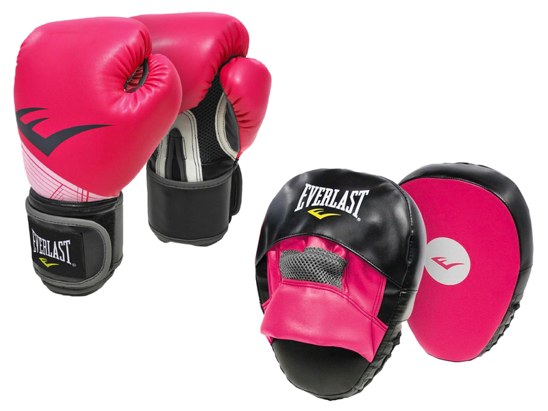 Everlast Advance Glove and Mitt Combo Pink 10OZ DWEQ140928 Jim