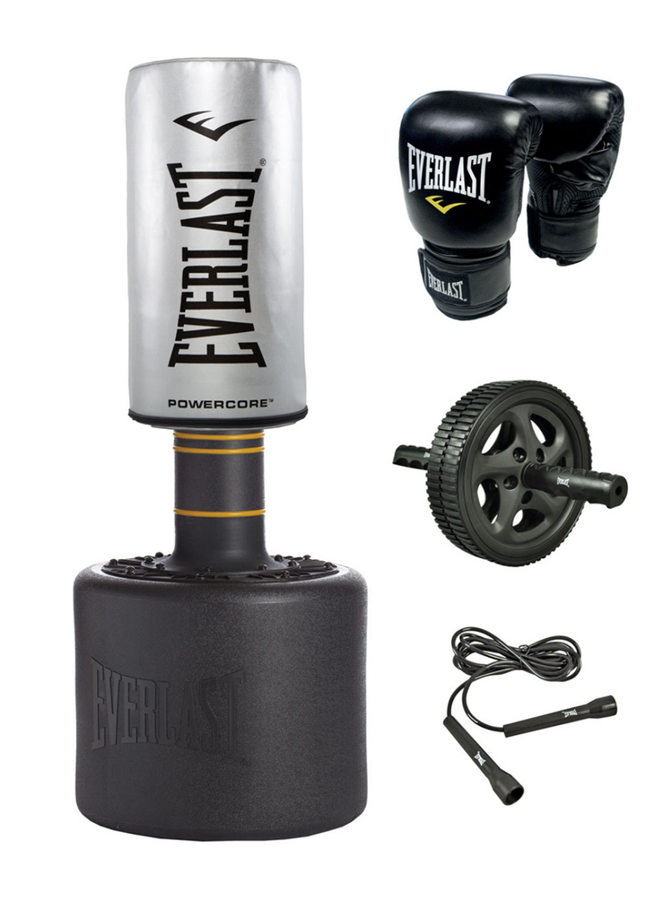 Display Everlast Punch Bag & Fitness Accessories
