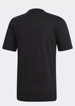 Adidas Mens Linear Logo Tee Black <BR> DU0404
