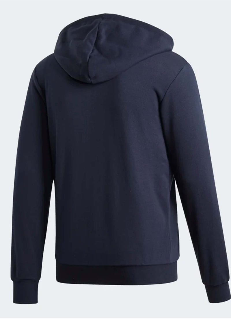 Adidas Mens Essentials Plain Full Zip Hoodie <br> DU0386