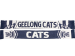 Burley Sekem Geelong Cats Cleave Jacquard Scarf <br> SCJ4GE