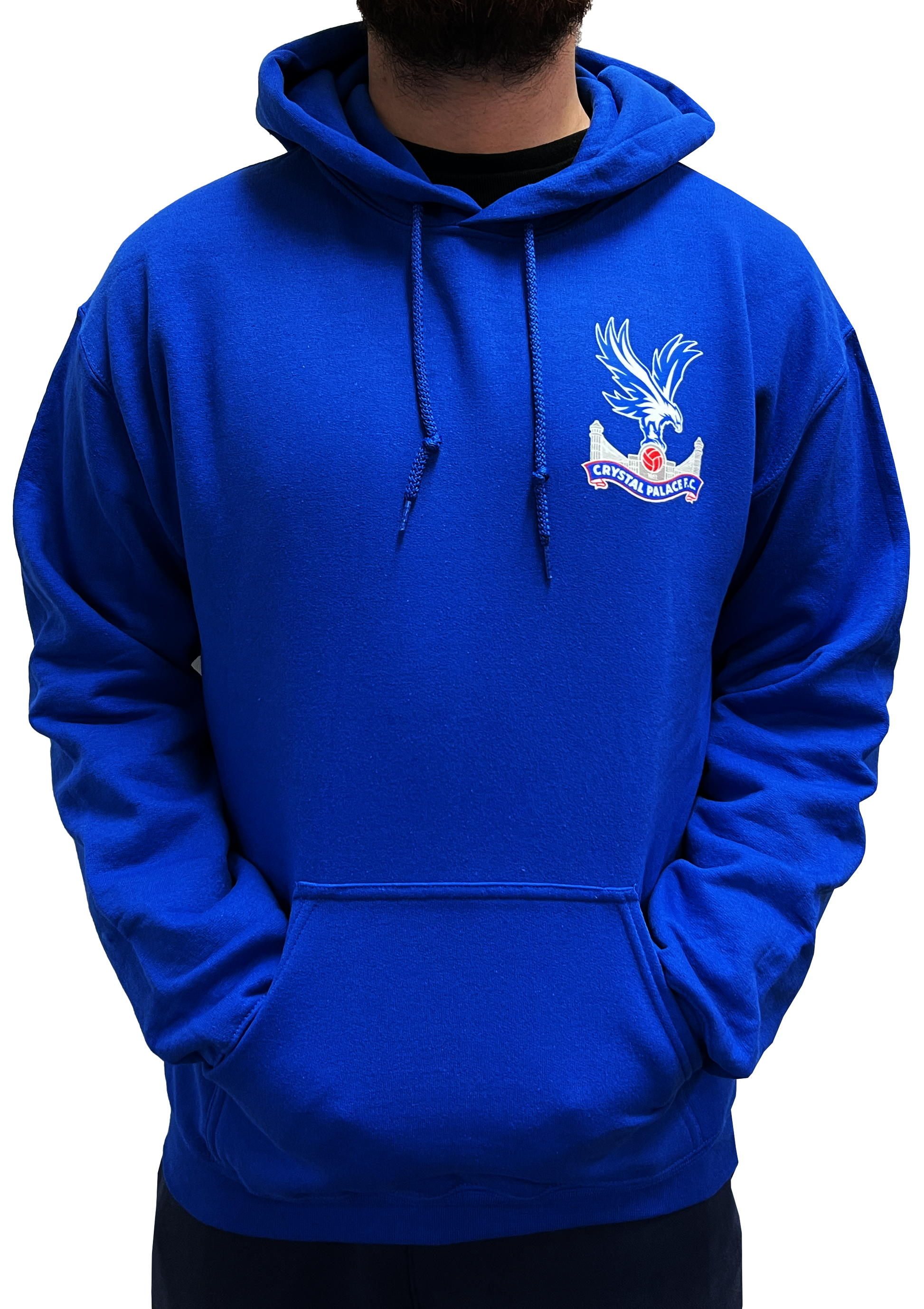 Gildan Adult Crystal Palace Supporter Hoodie Blue