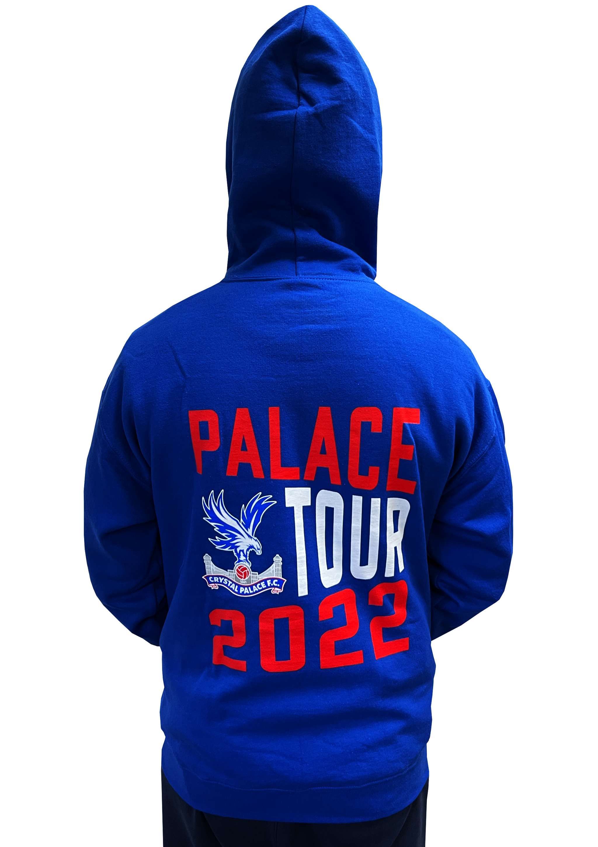 Gildan Adult Crystal Palace Supporter Hoodie Blue