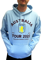 Gildan Adult Aston Villa Australia Tour 2022 Blue Hoodie <br> AST124AB