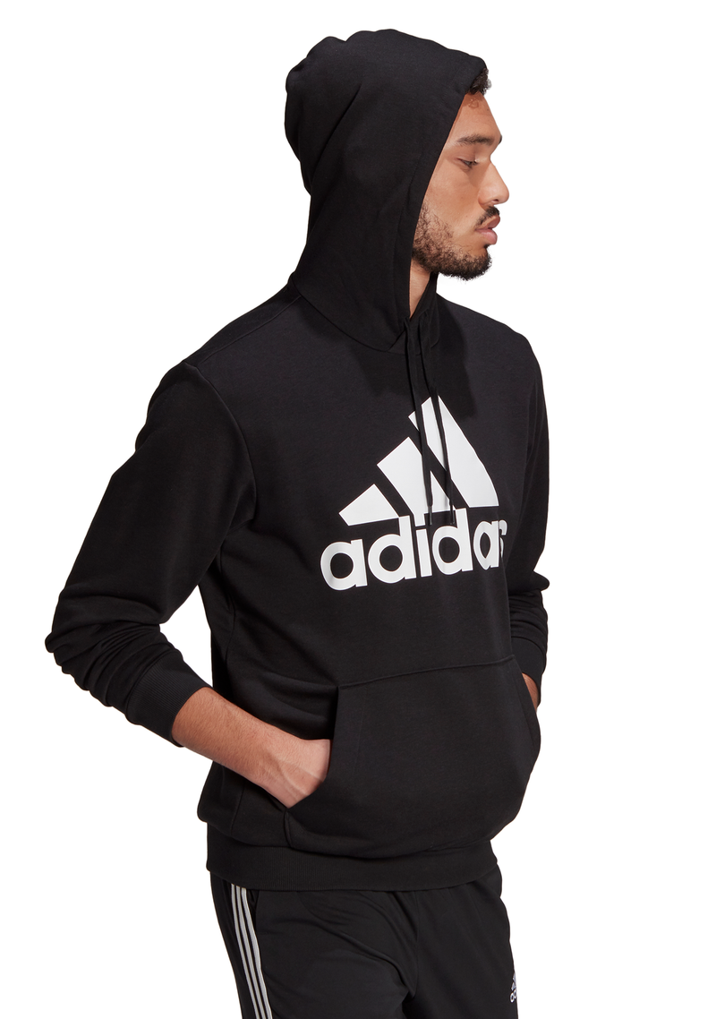 Adidas Mens Black Logo Hoodie <br> GK9540