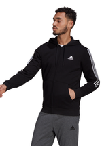 Adidas Mens Essentials Fleece Cut Fullzip Hoodie <br> GK9585