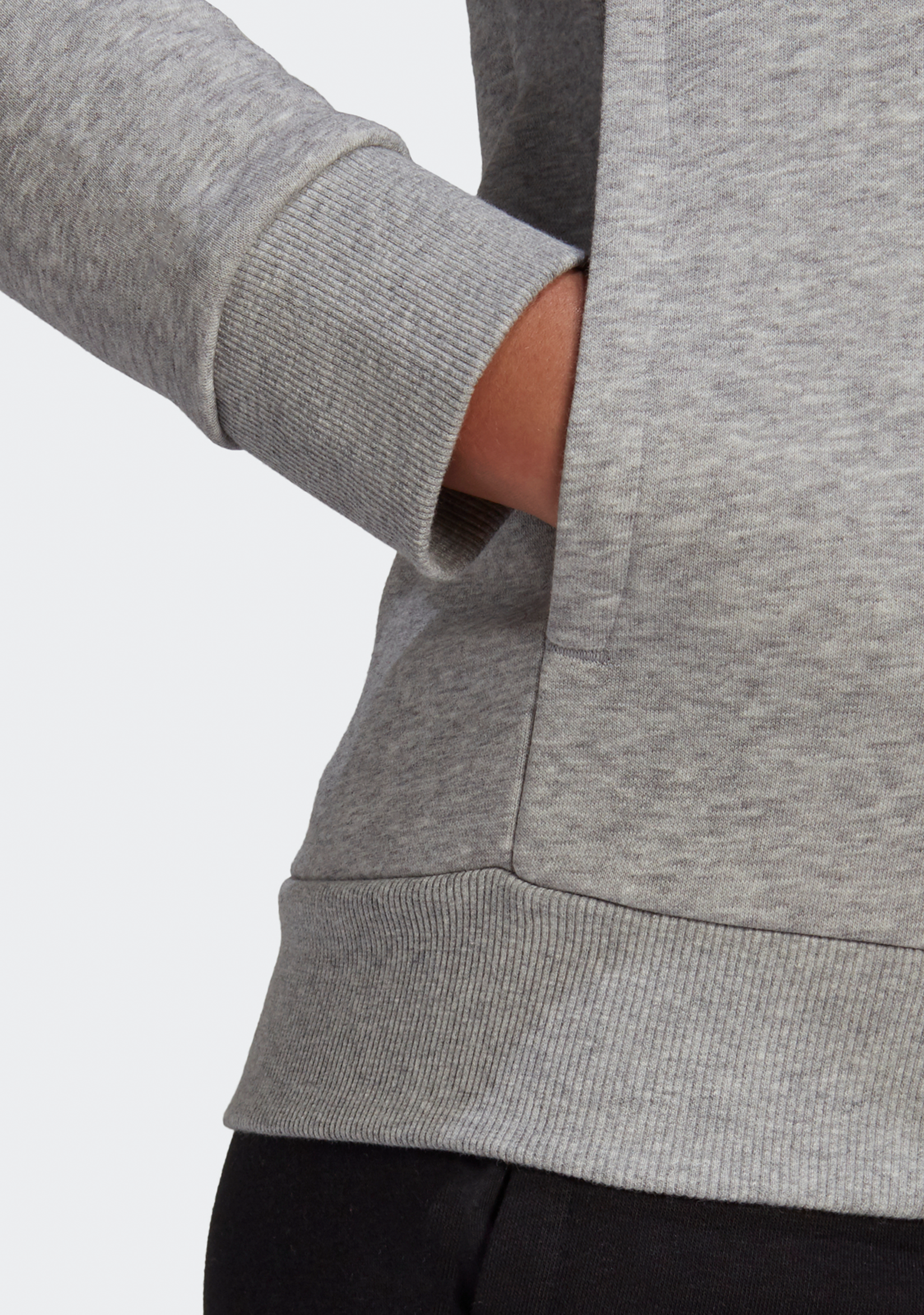 Adidas Women’s Essentials Relaxed Logo Hoodie Grey
