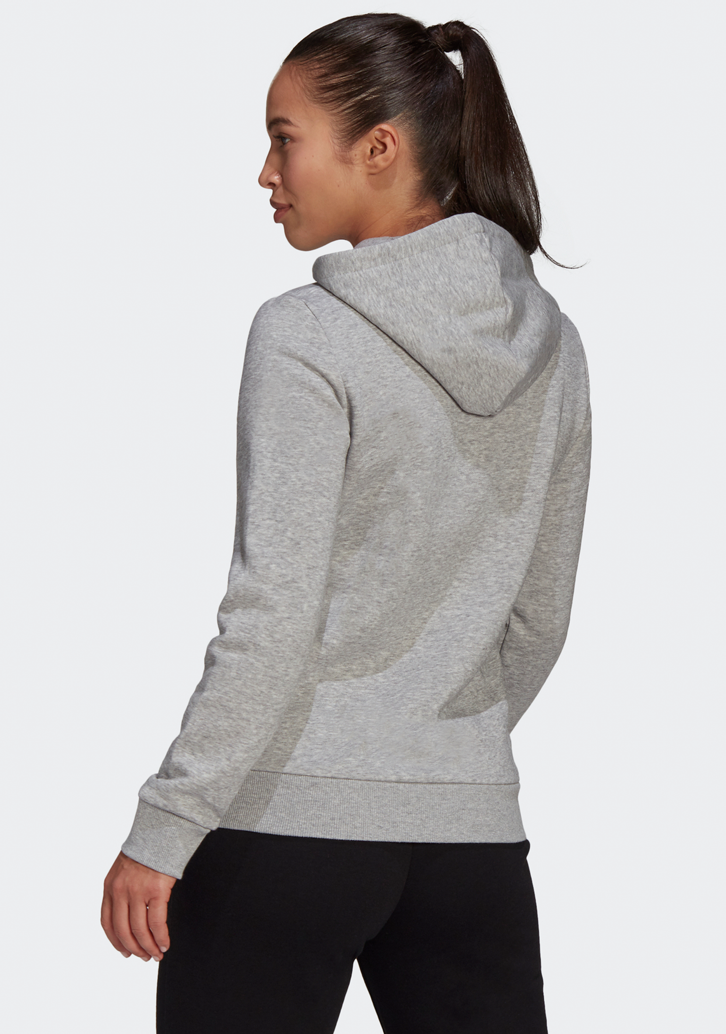 Adidas Women’s Essentials Relaxed Logo Hoodie Grey